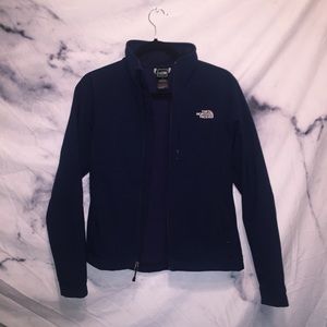 Navy blue north face jacket