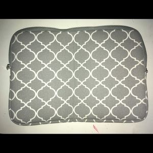 Grey and White Laptop Case!