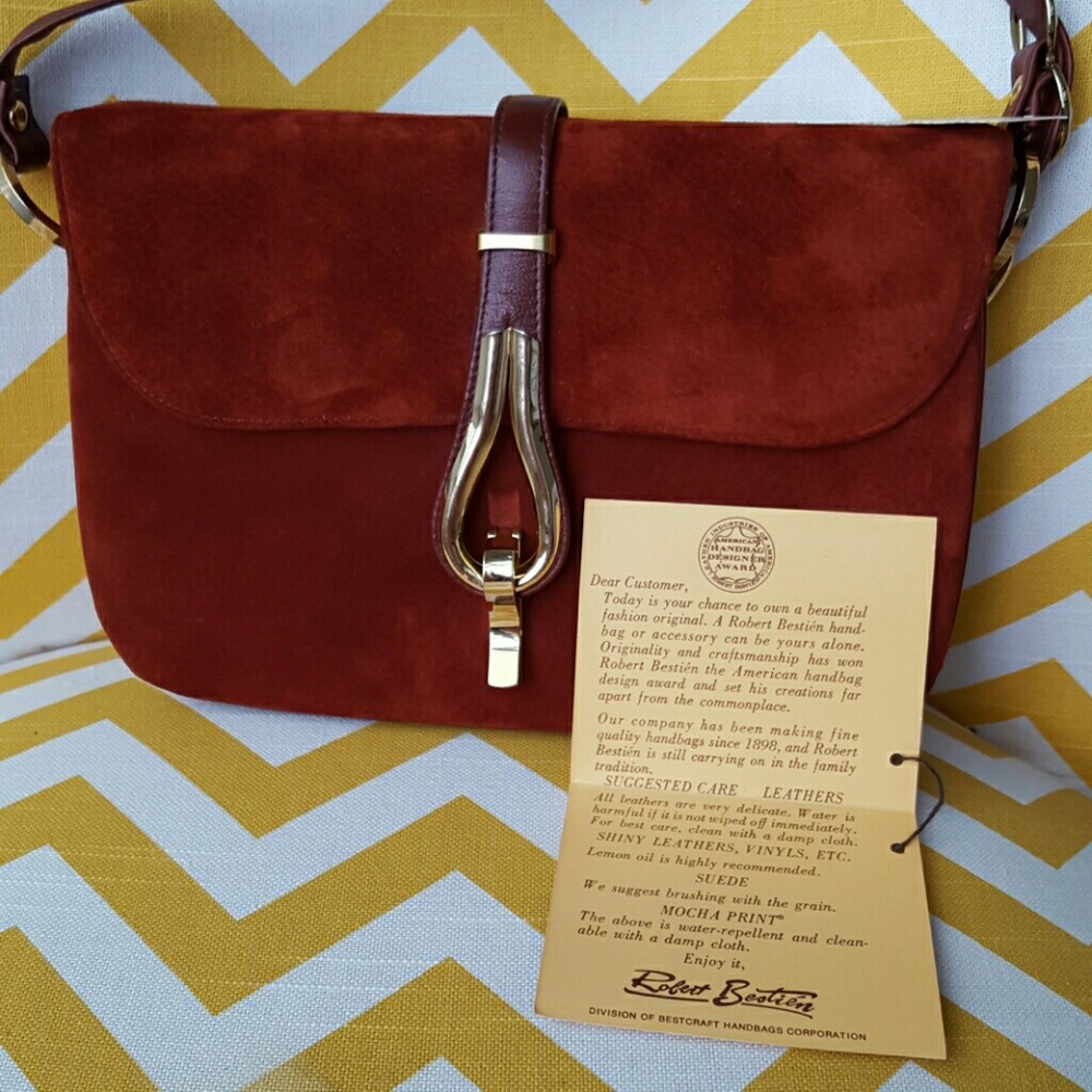 Original Robert Bestien with store tags 70's suede