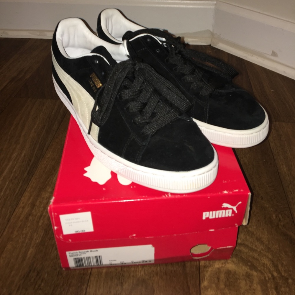 Puma smash buck original suede black