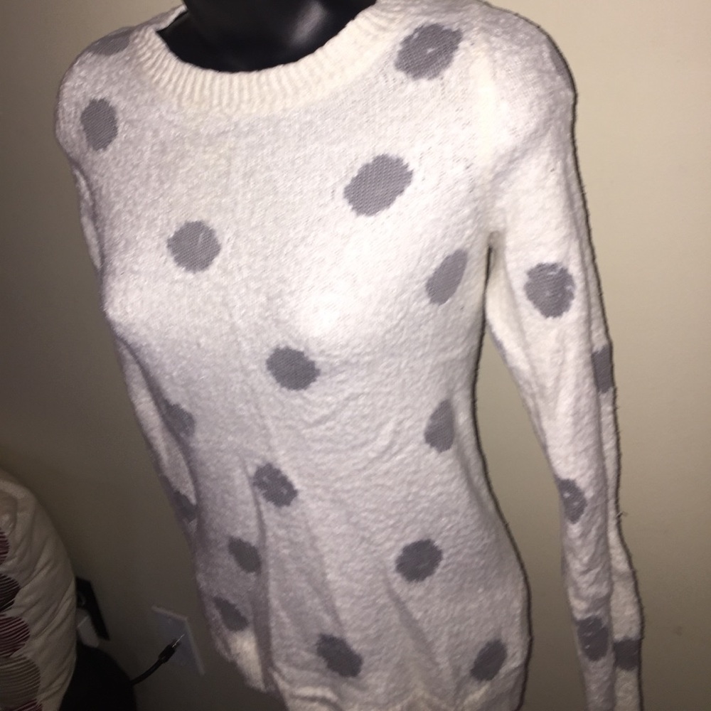 LAUREN CONRAD Polka dot soft sweater!