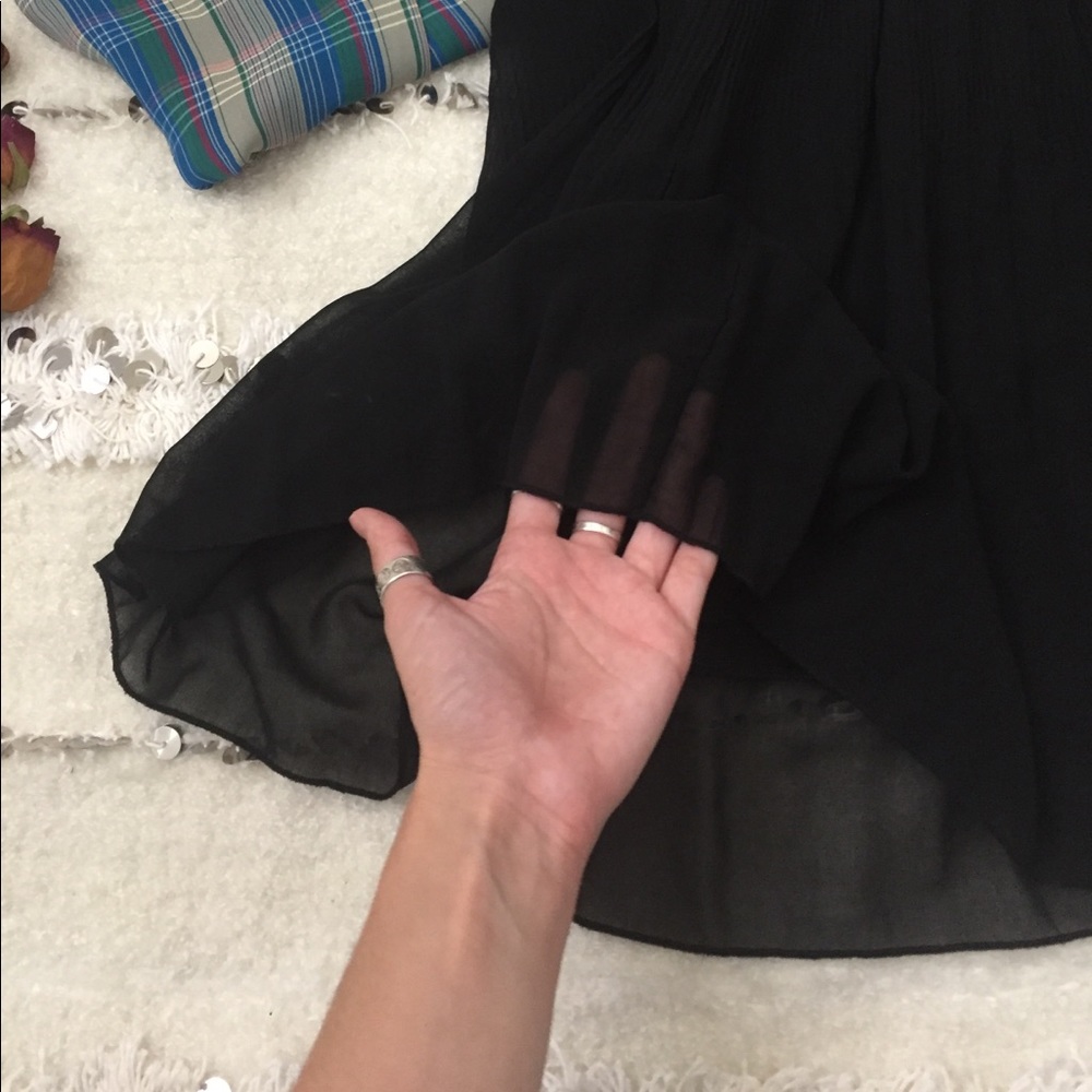 • Zara • Black Pleated Mini Skirt • - Picture 5 of 5