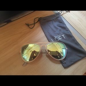 Loft mirrored sunglasses. Brand new never worn.