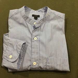 J.Crew Bar Collar Shirt in stripe