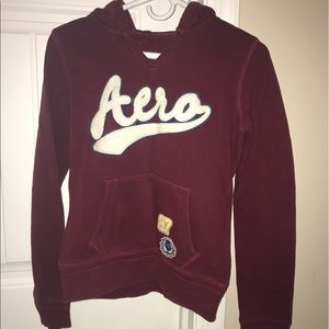 Aeropostale maroon sweatshirt size small
