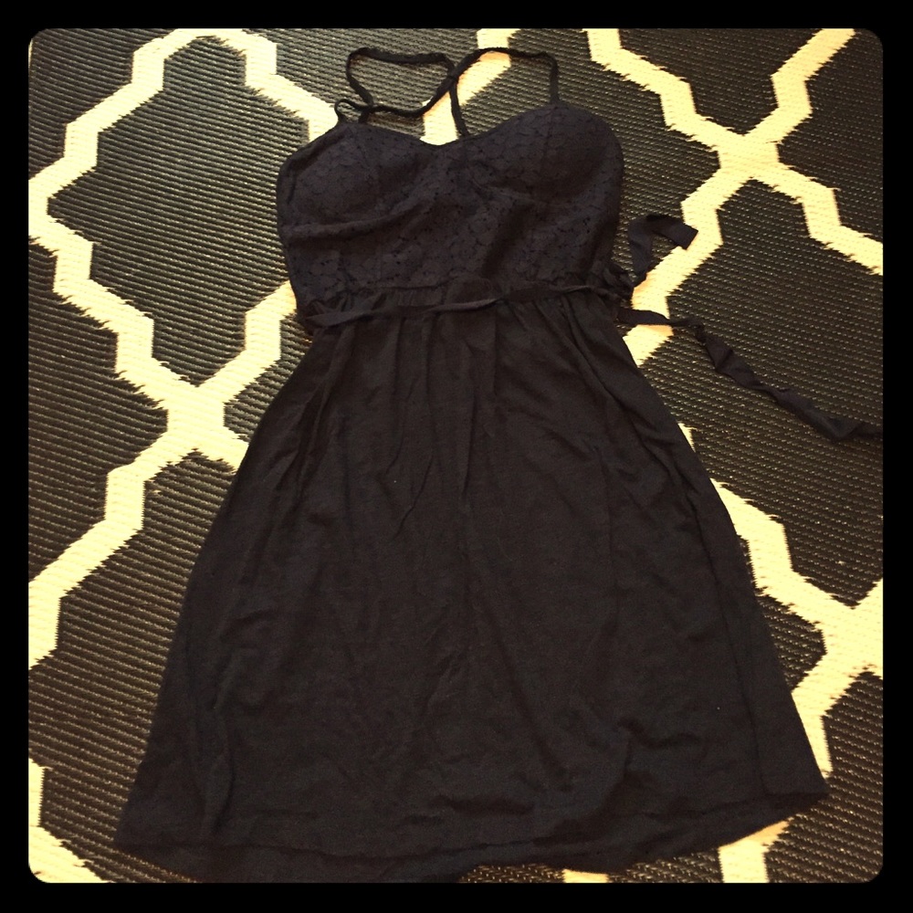 American Eagle Blue Lace Top Corset Summer Dress !