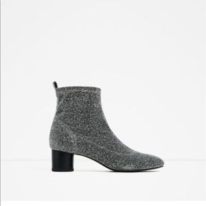 Zara Shiny Sock Boots
