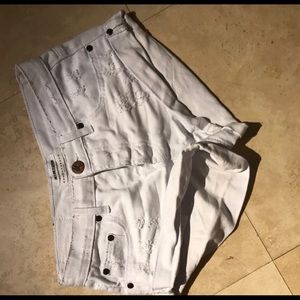 ONE TEASPOON WHITE SHORTS