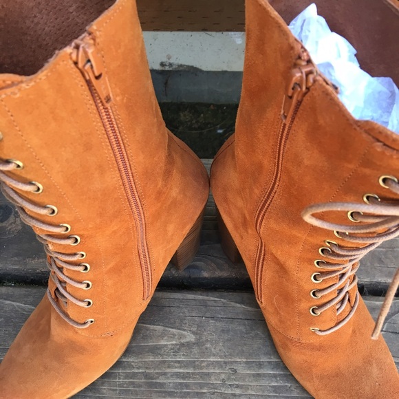 Anthropologie Laced Up Boots, size Euro 36 - Picture 2 of 8