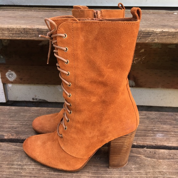 Anthropologie Laced Up Boots, size Euro 36 - Picture 7 of 8