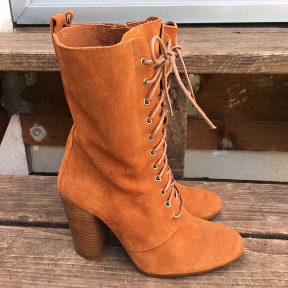 Anthropologie Laced Up Boots, size Euro 36 - Picture 8 of 8