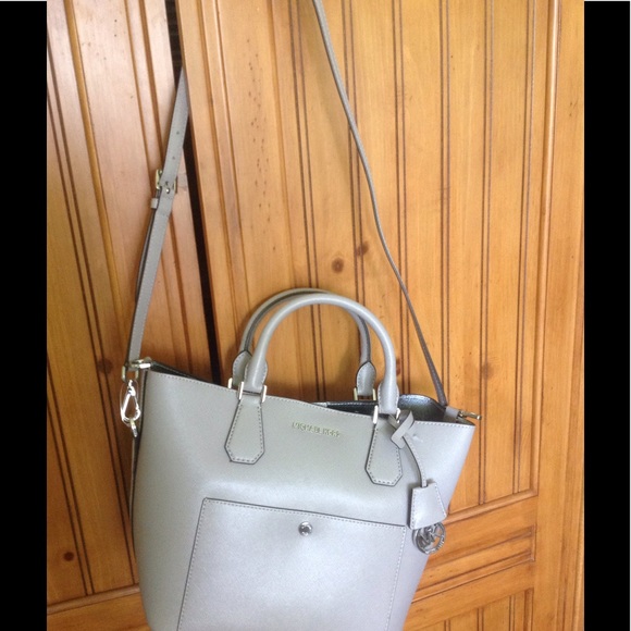 Michael Kors Grey Leather Bag - Picture 3 of 8