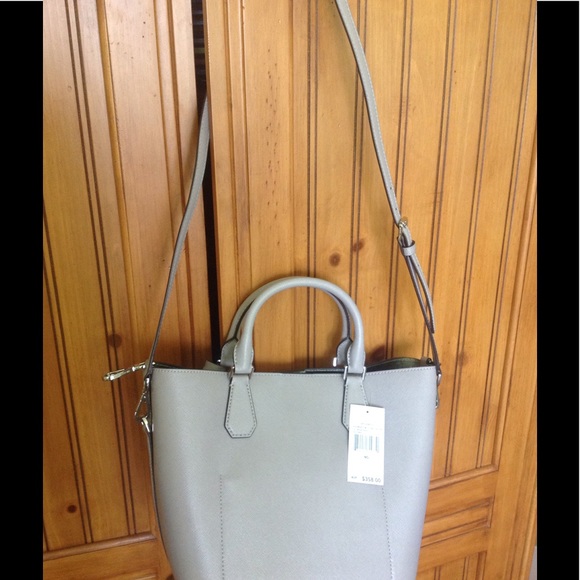 Michael Kors Grey Leather Bag - Picture 5 of 8