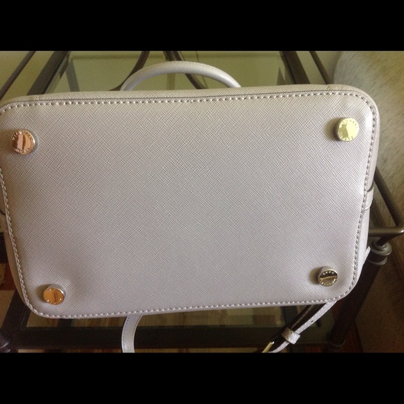 Michael Kors Grey Leather Bag - Picture 7 of 8