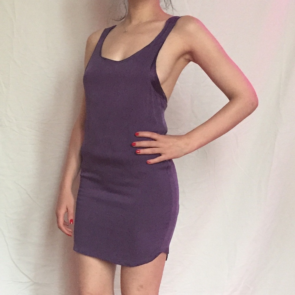 Silky mini dress
