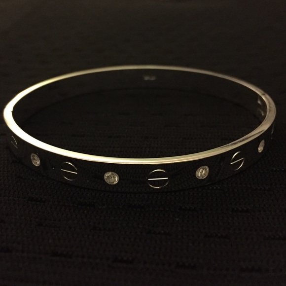 New 18K Gold Plated Stainless Steel Screw Bracelet - Picture 2 of 5