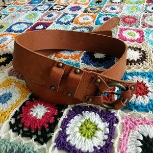 Diesel, brown leather belt