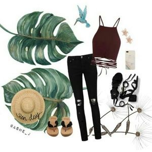 Summer burgundy stylebook