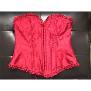 Victoria's Secret corset garter set