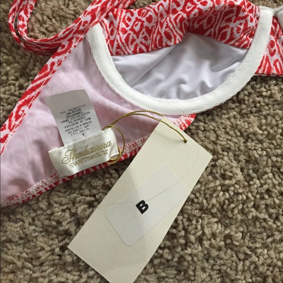 NWT ikat bikini halter bra B cup - Picture 3 of 4