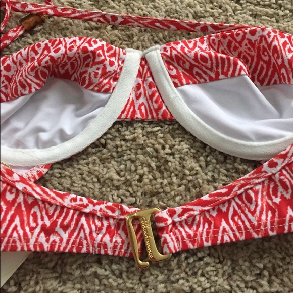 NWT ikat bikini halter bra B cup - Picture 4 of 4