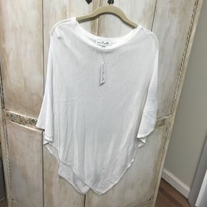 Ivory lightweight poncho