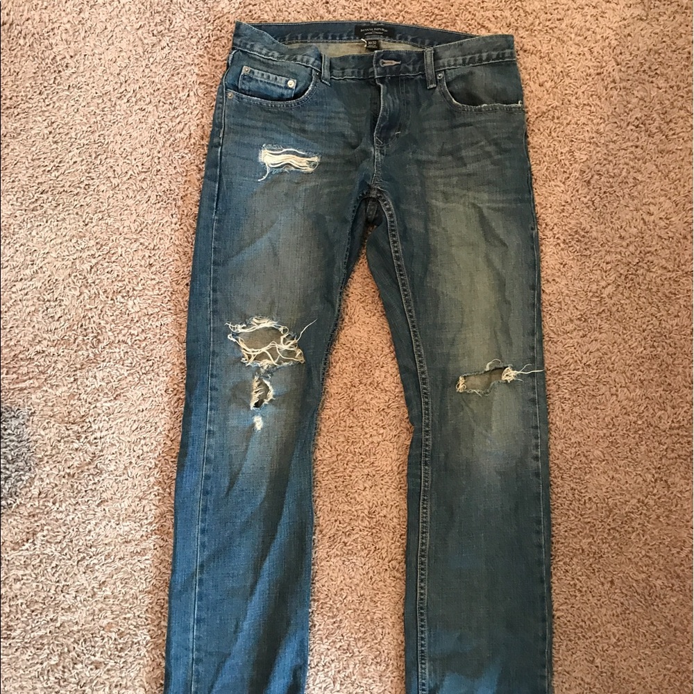Banana Republic ripped jeans