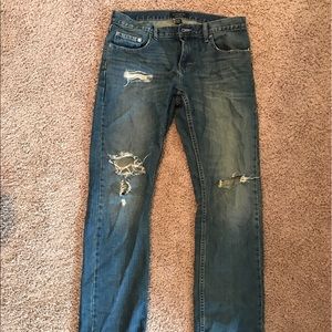 Banana Republic ripped jeans