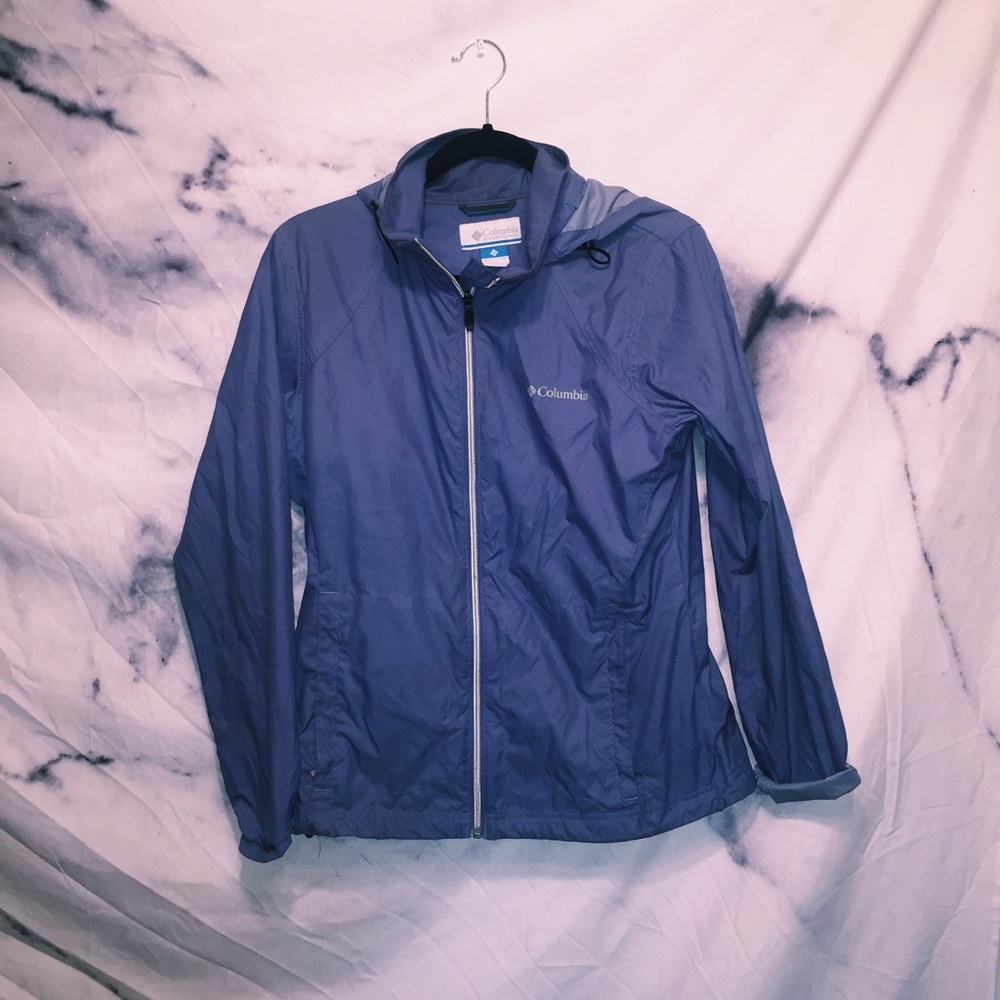 Columbia rain jacket purple