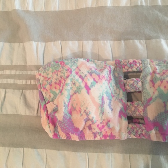 Colorful bandeau bikini top - Picture 2 of 3