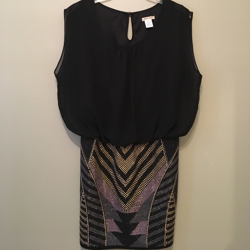 Black and Beaded Dress
