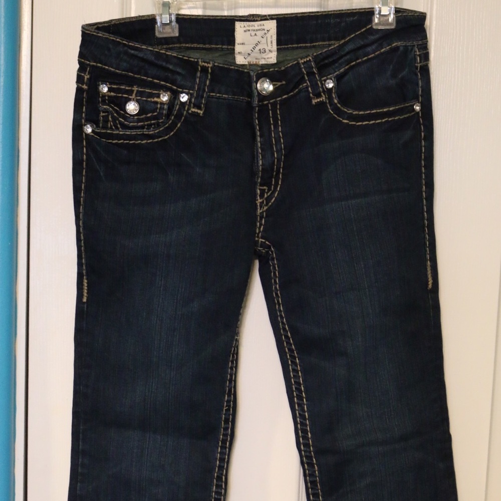 LA idol boot cut jeans