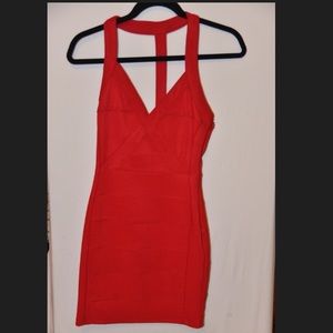 Tobi Secret Admirer Red Bodycon Dress