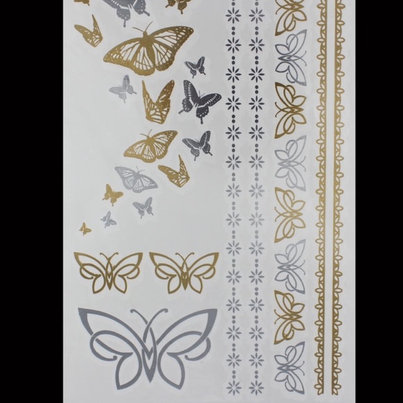 ‼️ 5 for $25 ‼️ GOLD JEWELRY BOHO CHIC TATTOO - Picture 2 of 4