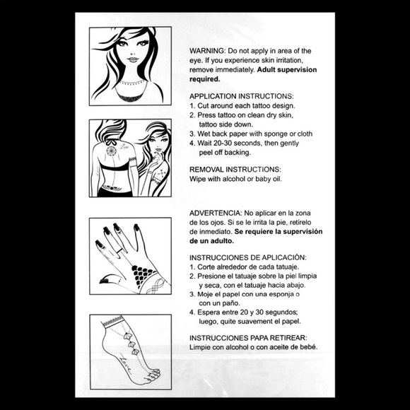 ‼️ 5 for $25 ‼️ GOLD JEWELRY BOHO CHIC TATTOO - Picture 3 of 4