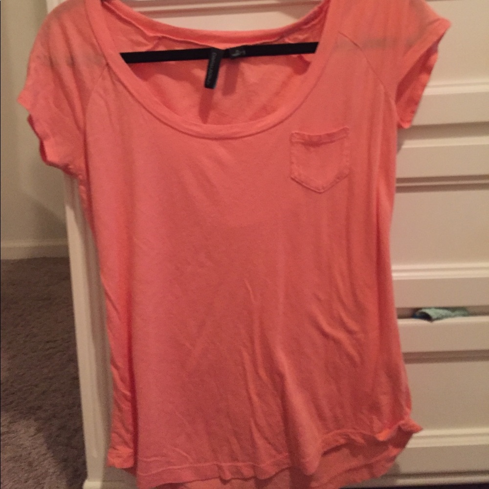 plain pink Cynthia rowley tee