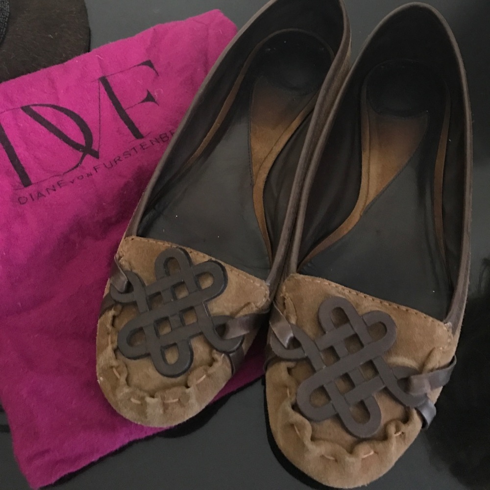 DVF logo shoes