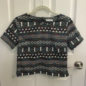 Aztec Crop Top
