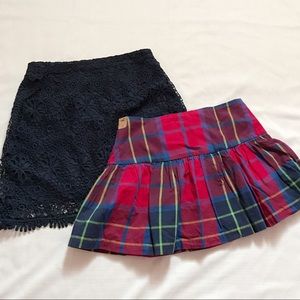 Hollister Mini skirts (each sold separately)