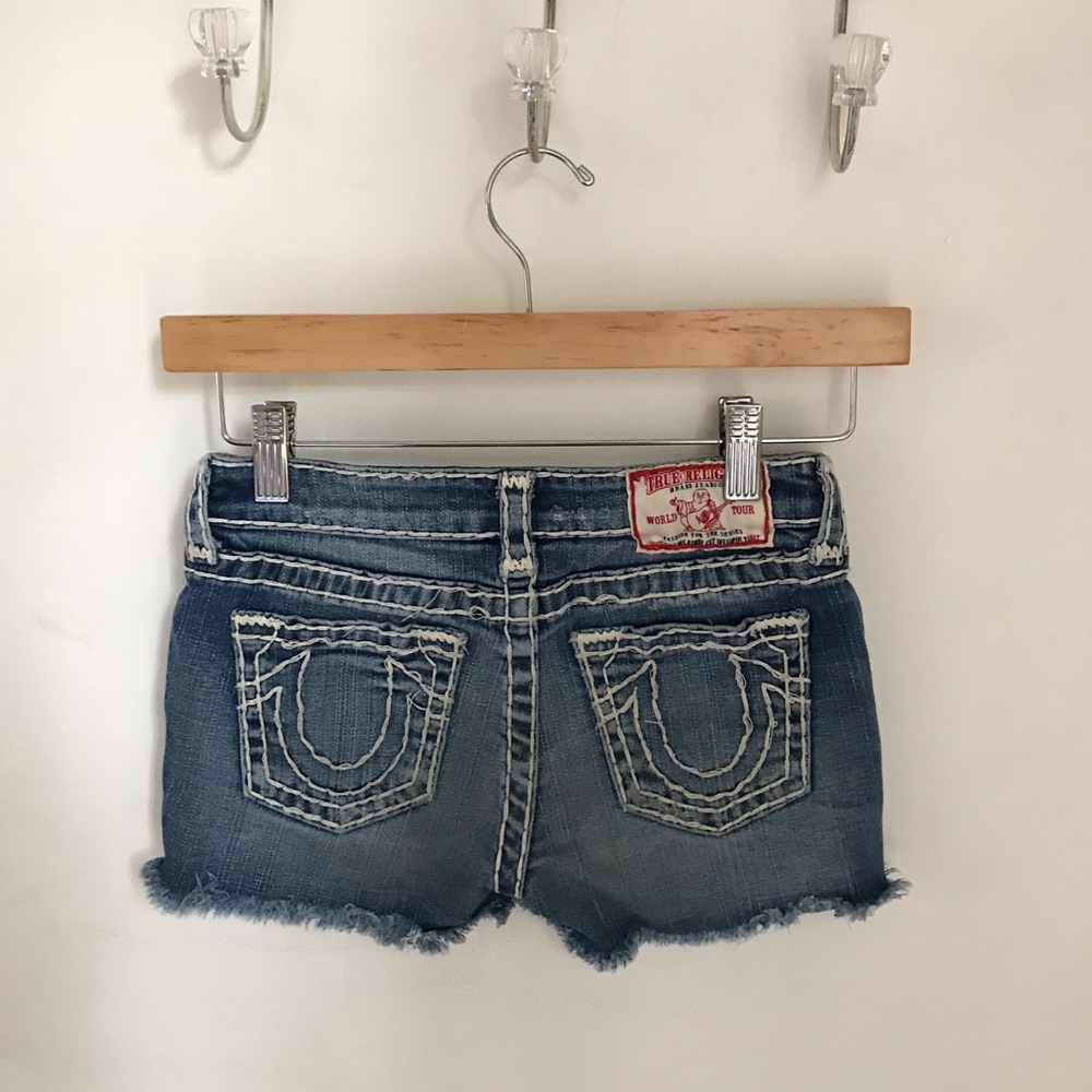 Girls True Religion jean shorts