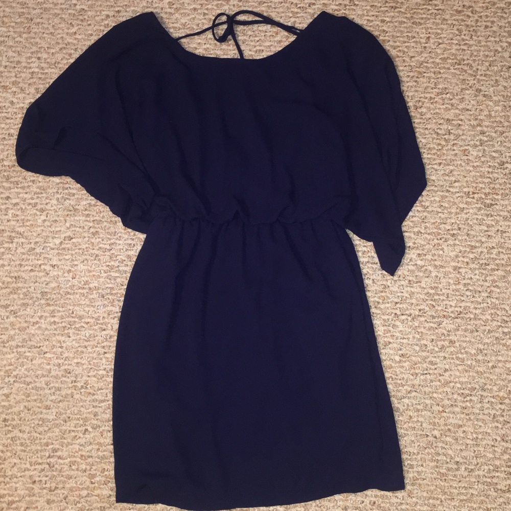 Women's blue dress