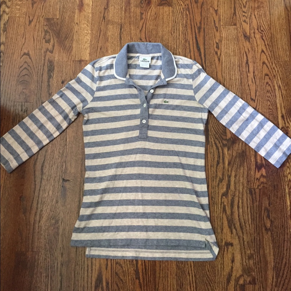 Lacoste 3/4 sleeve shirt