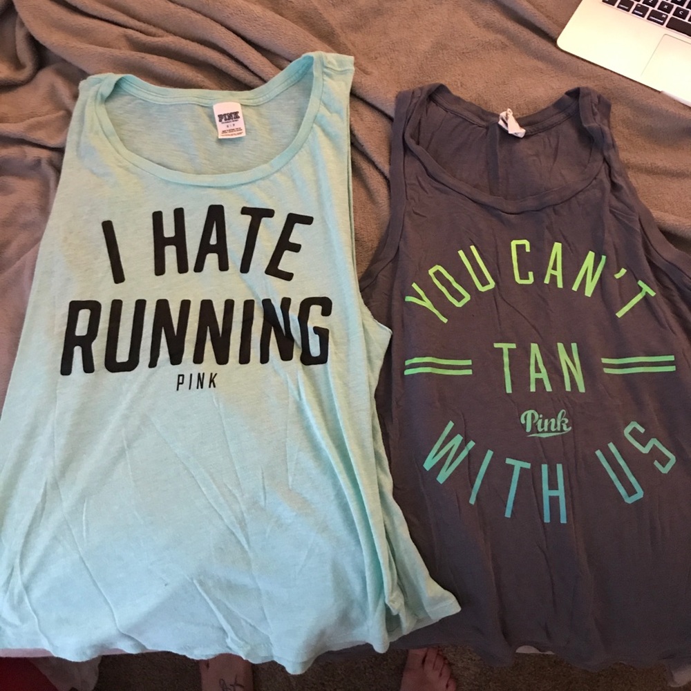 PINK Victoria's Secret tanks