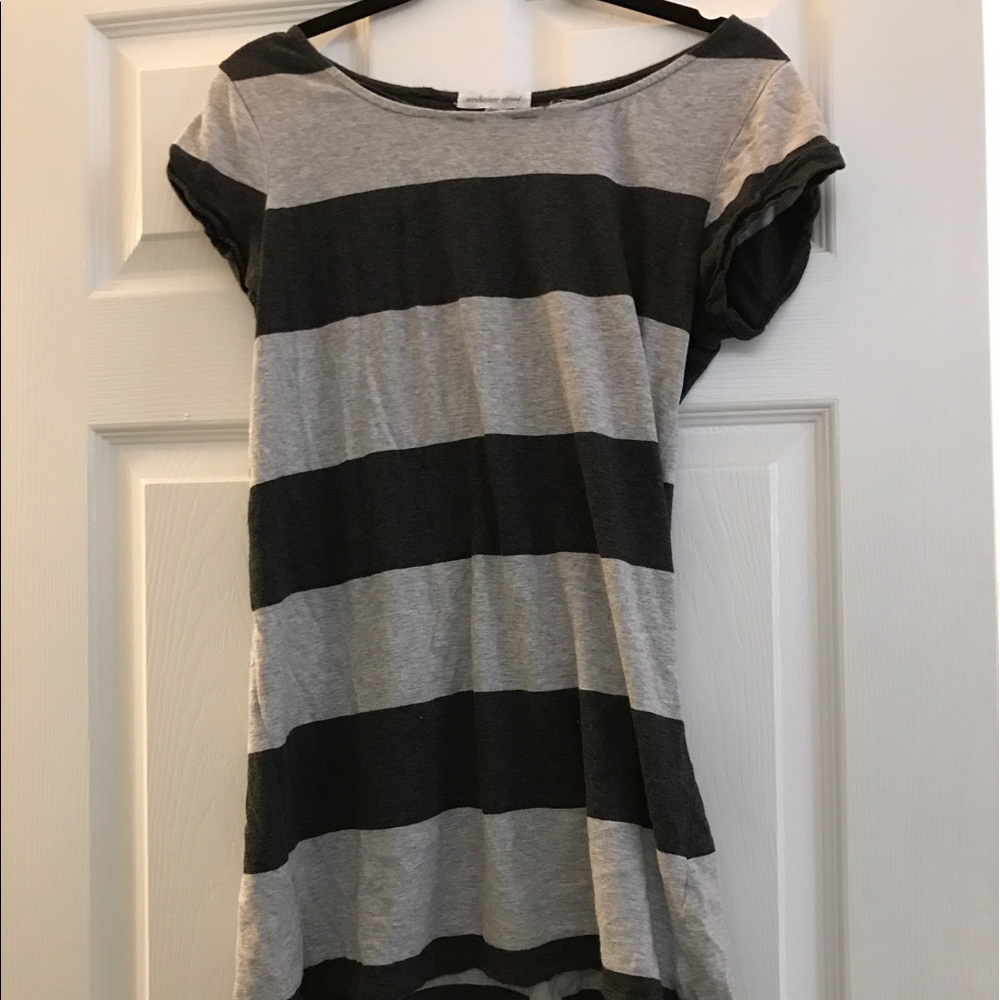 Striped teeshirt dress/tunic