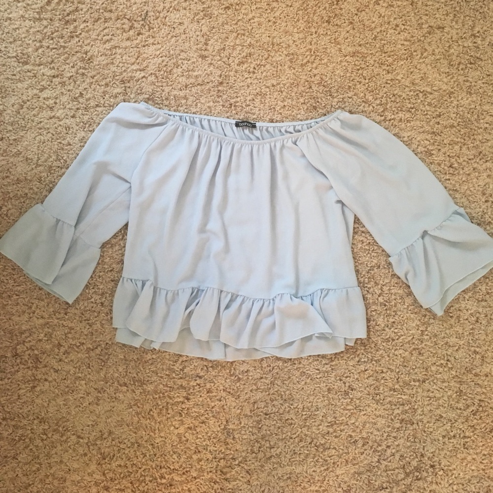 summery off the shoulder top🌺❤️