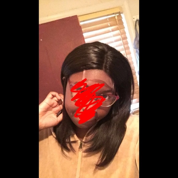 Lace closure blunt bob wig