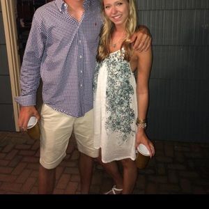 O'Neill Strappy back floral/white dress