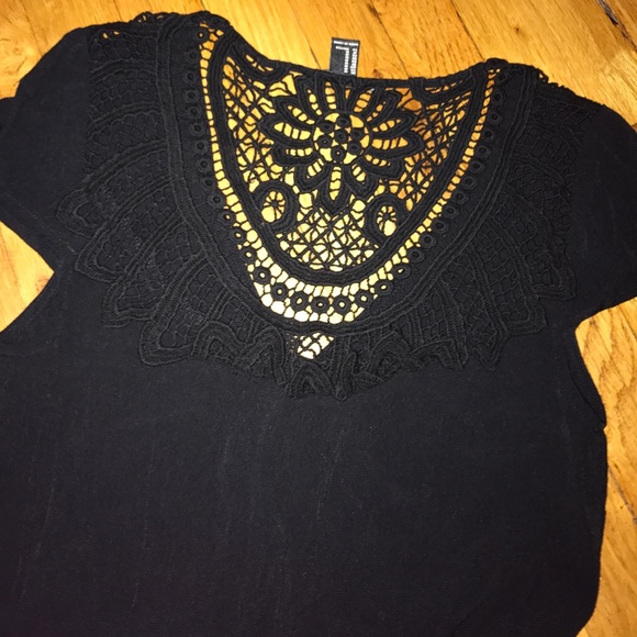 BLACK LACE ROMPER - Picture 2 of 7