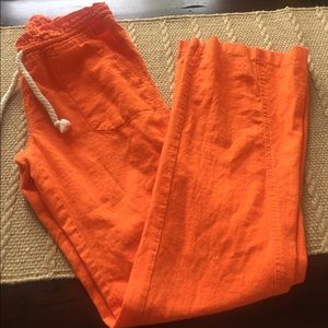 Roxy linen pants