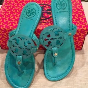 Tory Burch Turquoise Miller Sandal